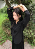 SHEER RELAXED SHIRT
