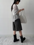 Charlie See-Through Loose Fit Blouse