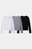 Wool tencel inner tee