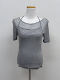 Halter Bustier Short Sleeve T-Shirt