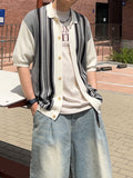 Scoonie Stripe Half Cardigan