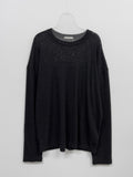 Summit See-through Overfit Knit T-shirt