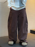 Rivet Side Detail Cotton Pants