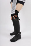 two belt rain boots