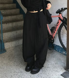 STRAP TIE BUTTON CARDIGAN