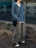 Stone Hood Denim Shirt