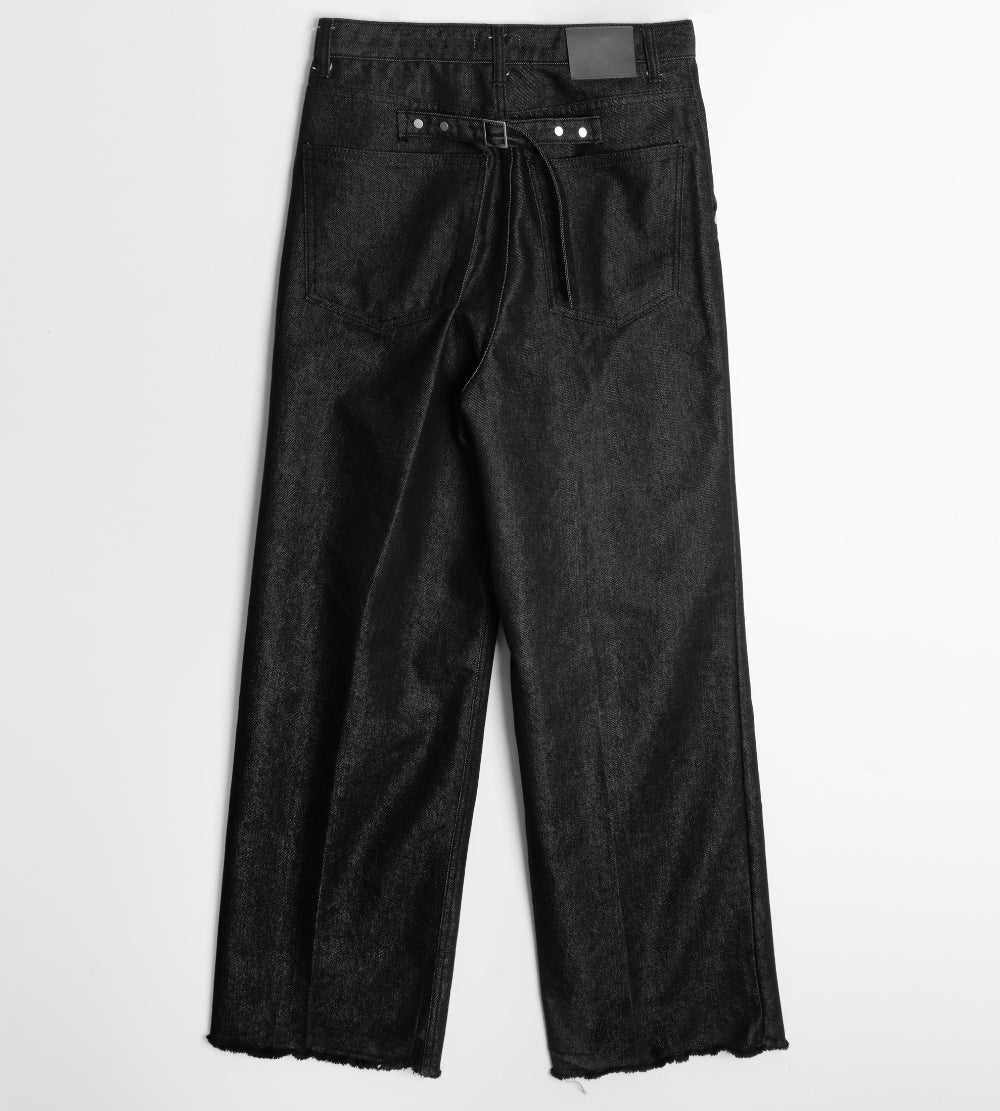 【WOOHWA】SNICH BACK DENIM PT WOOHWA (ウーファ) - スニッチバックデニムパンツ / SNICH BACK