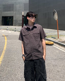 Two Pocket Work Half Shirt