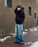 Frang washed denim pants