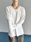 Module Basic Waffle U-neck Long Sleeve