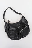 Dual Pocket Shoulder Bag