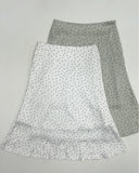 Dot Crease Mermaid Midi Skirt