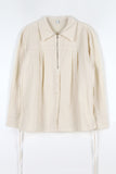 Nylon anorak shirt
