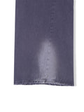 Button-fly wide denim pants