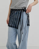 Basil Chiffon Wrap Skirt
