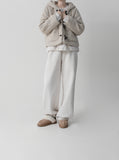 Boucle Hood Duffle Short Coat