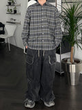 Wave Washed Balloon Cargo Denim