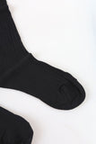 Flat ribbed socks