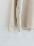 SS Cutting Thin Linen Knit T-Shirt