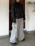 Glossy Color Matching Windbreaker