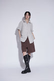 leather belt boots long ver
