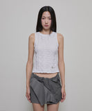 Crinkled Sleeveless