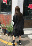 TIERED COTTON SKIRT