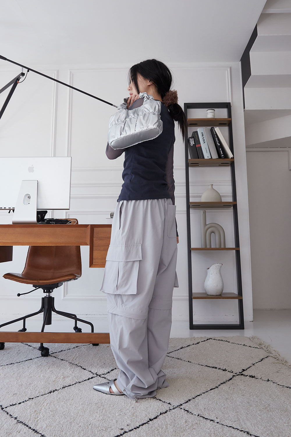 【COLOR iN ID】Zipper detachable cargo pants COLOR iN ID(カラーインアイディー) - ジッパーデタッチャブル