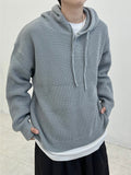 Two Button Warmer Hood Knit