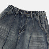 Snap Dart Wide Banding Denim