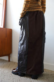 Dirk color matching long skirt