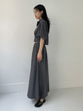 Hope Unbalanced Collar Blouse