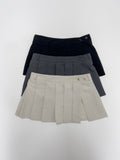 [Skirt SET] Fondue Banding Wide Slacks