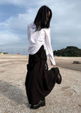 FORMED DRAPE SKIRT