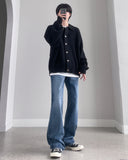 Cycling Long Bootcut Denim Pants