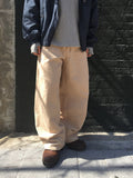 Numbering 92 Embroidered Cotton Wide Pants