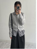 Mir Alpaca Round Cardigan