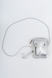 Leather mini pocket bag