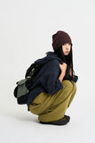 Lumi belted over jogger pants