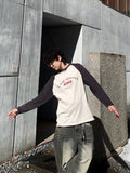 Vintage Raglan Lettering Long Sleeve