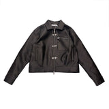 Barrier Hook Leather Jacket