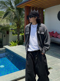 Stone Denim Washing Knit Trucker Jacket