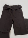 Folding Pintuck Wide Slacks