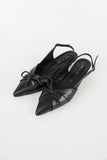 Twist Leather Mule