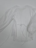 [Long Sleeve Ver.] Cheek strap long blouse