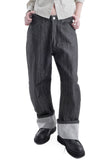 KNEE CUT CURVE PANTS