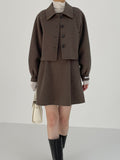 [handmade] Shael Wool Balloon Crop Short Jacket