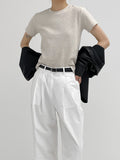 Peach Basic Short Sleeve T-Shirt