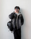 Mark Non Collar Denim Jacket