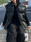 Default leather padding vest